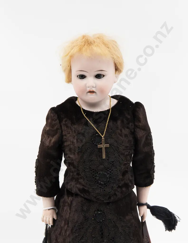 Armand Marseille Bisque Shoulder Plate Doll Image 1++