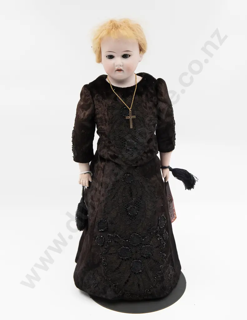 Armand Marseille Bisque Shoulder Plate Doll Image 1++