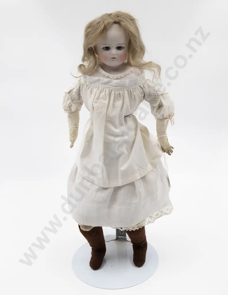 Antique Bisque Shoulder Plate Doll Image 1++