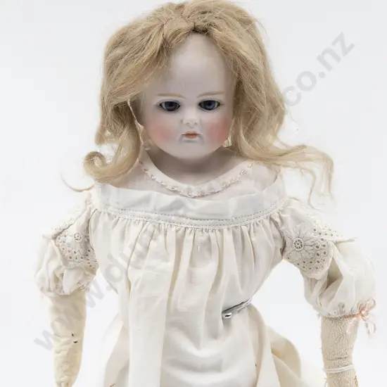 Antique Bisque Shoulder Plate Doll