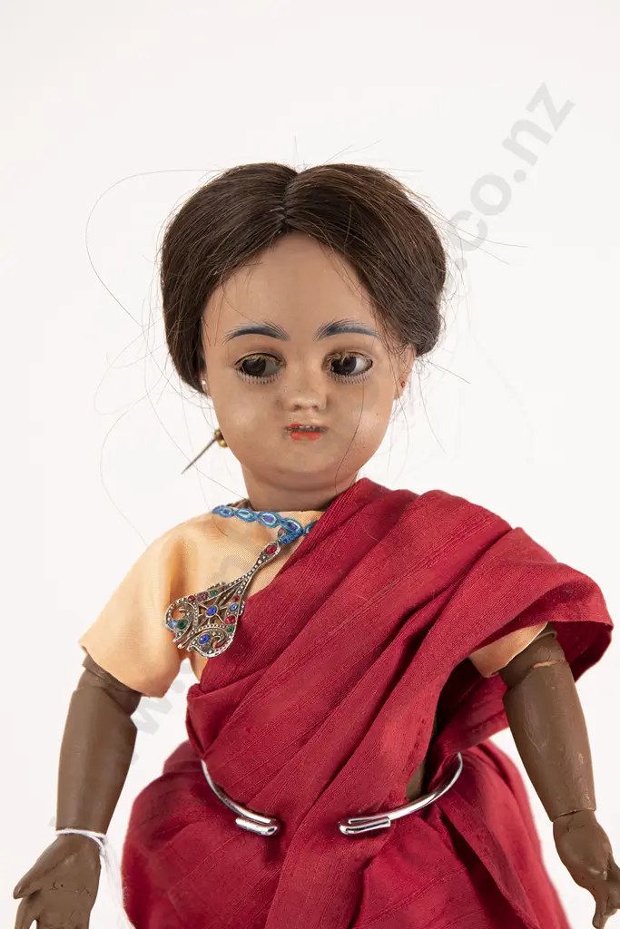 Simon & Halbig Brown Bisque Doll Image 1++
