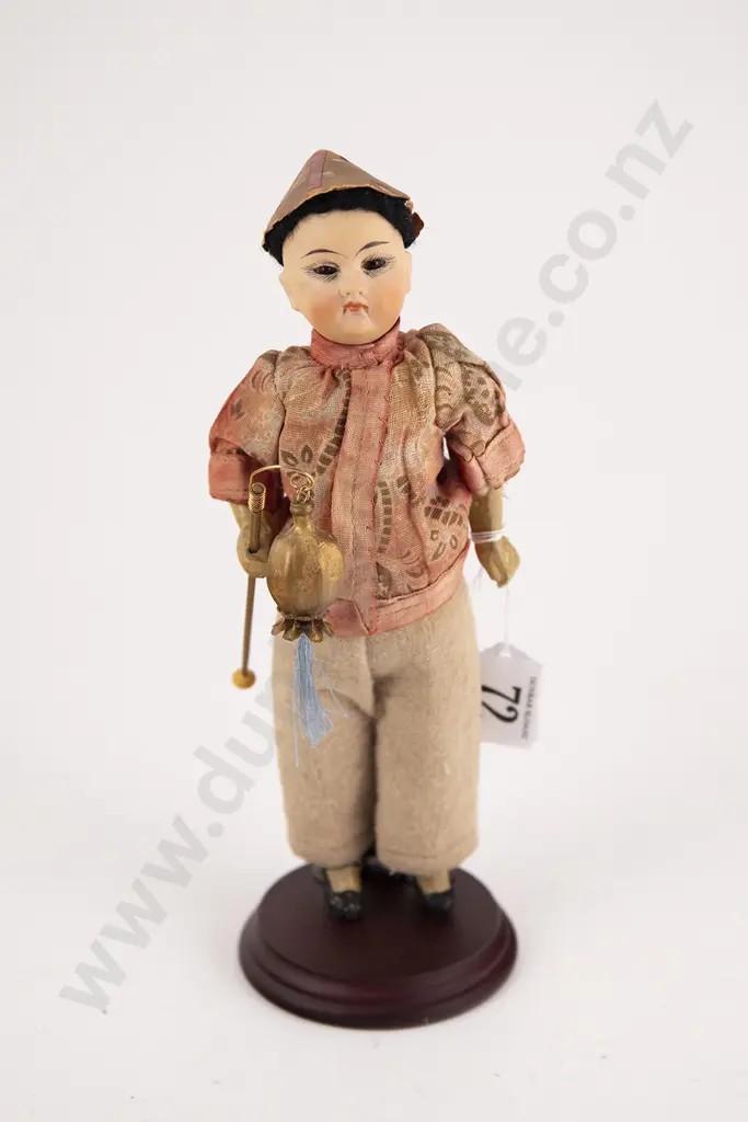 Gebruder Kuhnlenz Asian Character Bisque Doll Image 1++