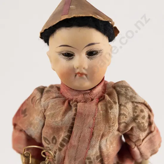Gebruder Kuhnlenz Asian Character Bisque Doll