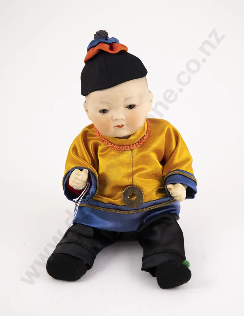 Armand Marseille Asian Character Bisque Baby Doll Image 1++
