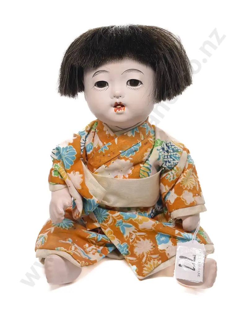 Vintage Japanese Toddler Doll Image 1++