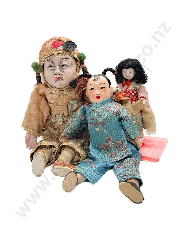 Vintage Chinese Composition Doll Image 1++