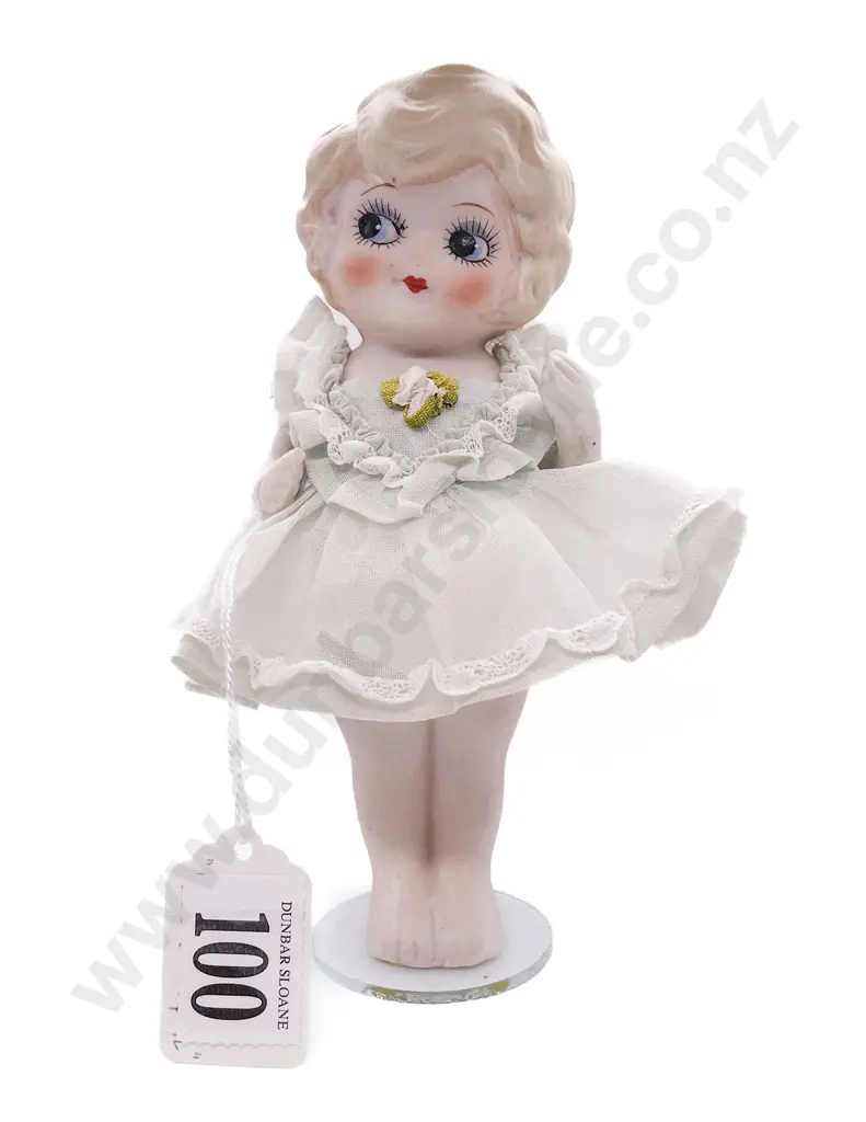 Made in Japan C1930's All Bisque Doll Image 1++