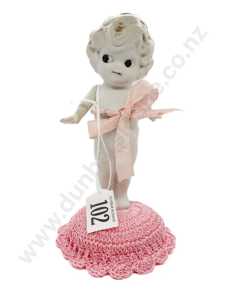 Made in Japan C1930's All Bisque Doll Image 1++