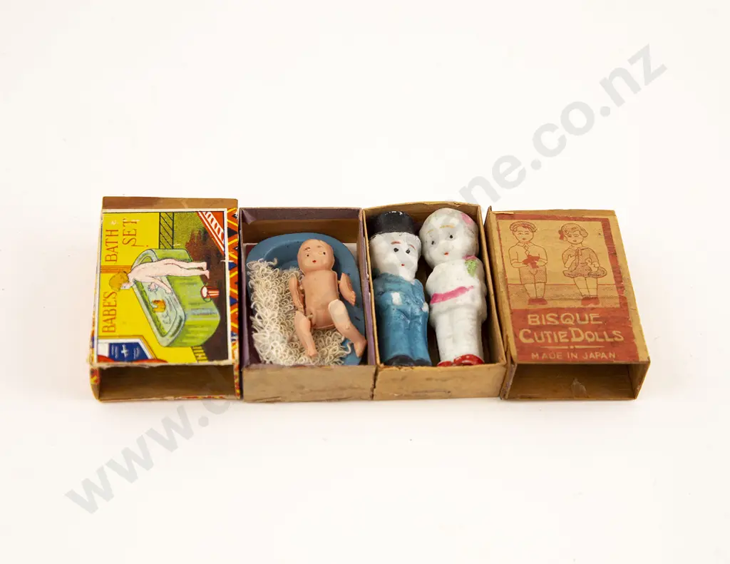 Made in Japan Boxed 'Bisque Cutie Dolls' Image 1++