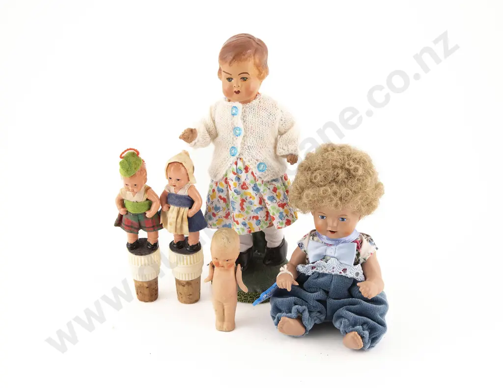 (German) Painted Bisque Character Doll Image 1++