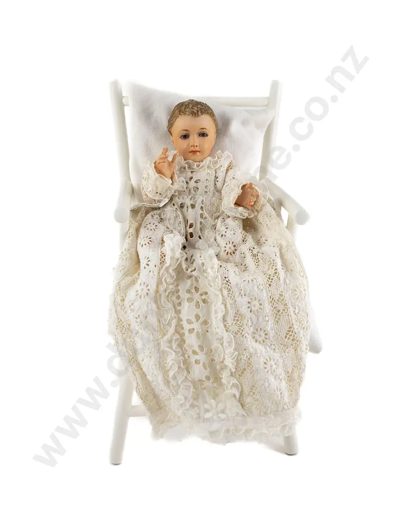 (Spanish) Composition Nativity Baby Jesus Doll Image 1++