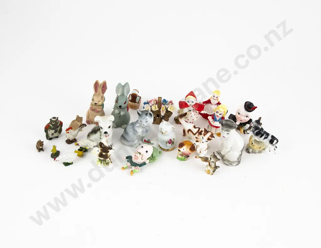 Collection of Nursery Rhyme and Animal China Ornaments Image 1++