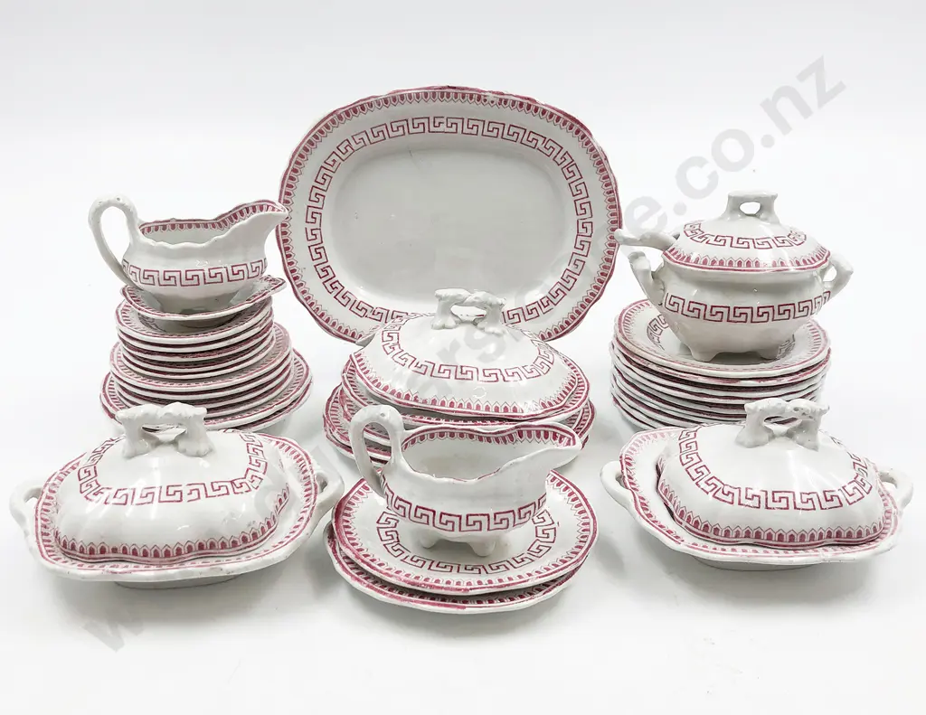 Victorian Brown-Westhead Moore & Co Childs Nursery Dinner Service Image 1++