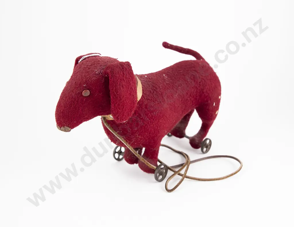 Vintage Pull-a-Long Dog Soft Toy Image 1++