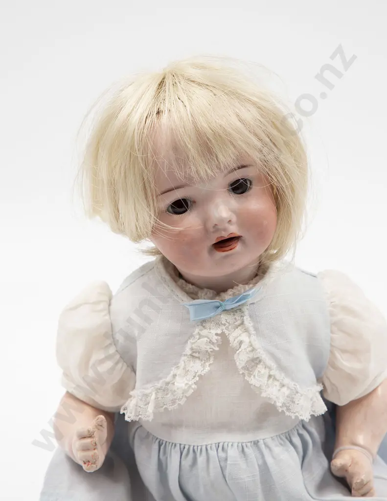 Porzellanfabrik Mengersgereuth Bisque Character Baby Doll Image 1++
