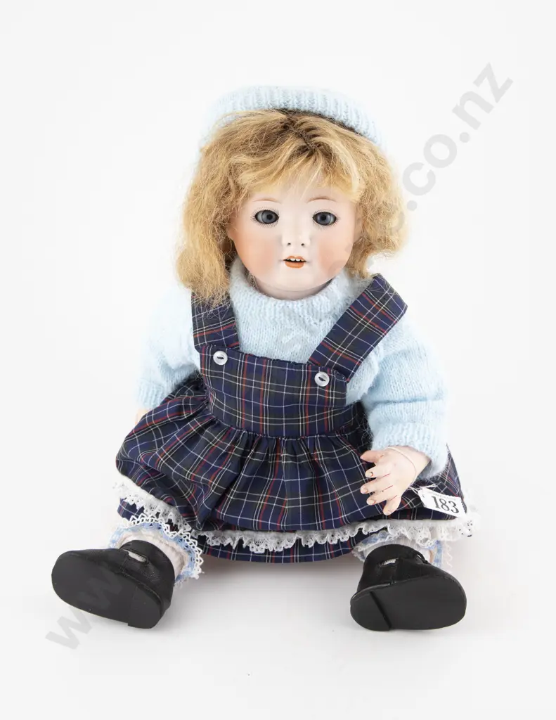 Two Heubach Koppelsdorf Bisque Character Toddler Dolls Image 1++