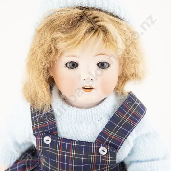 Two Heubach Koppelsdorf Bisque Character Toddler Dolls