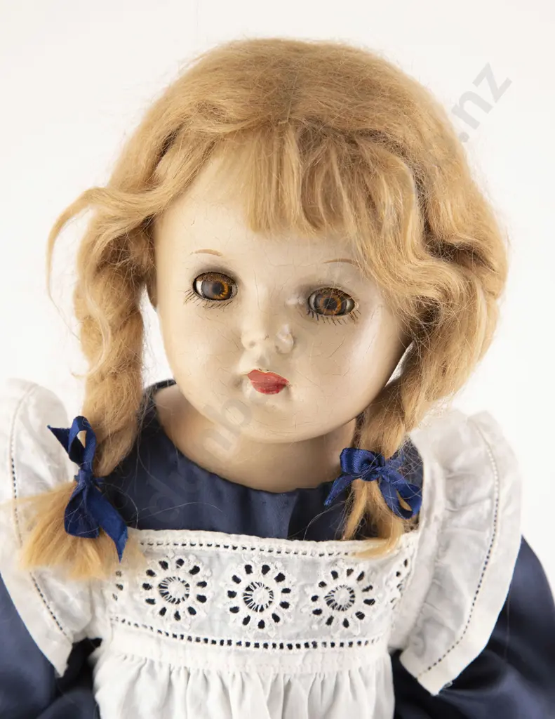 American Unmarked Composition and Rag Character Doll Image 1++
