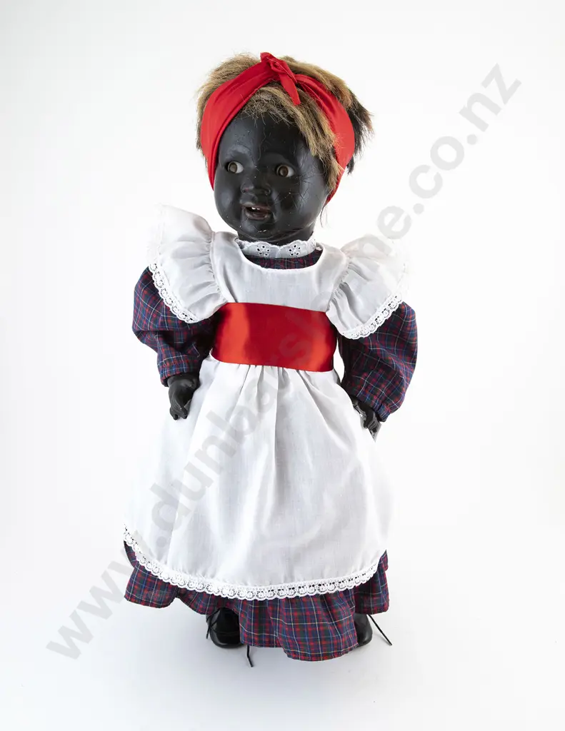 All Black Composition Character Doll Image 1++