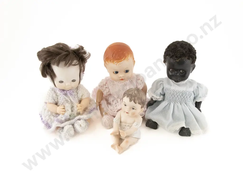 Two NZ Pedigree White and Black Character Baby Dolls Image 1++