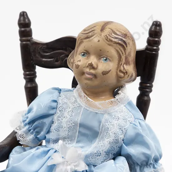 NZ PP Moulded Composition Shoulder Plate Doll