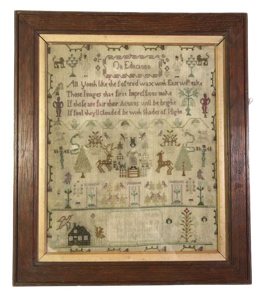 GeoIII 1782 Framed Sampler Image 1++