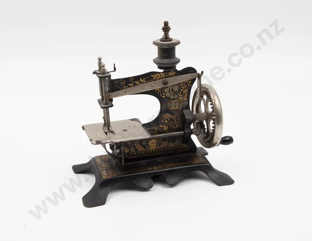 Late C19th German Childs Sewing Machine Image 1++