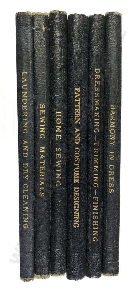 SIx Volumes of the Woman's Institute of Domestic Arts and Sciences Image 1++