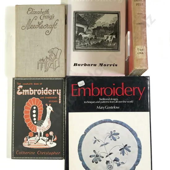 Five Volumes Needlecraft and Embroidery