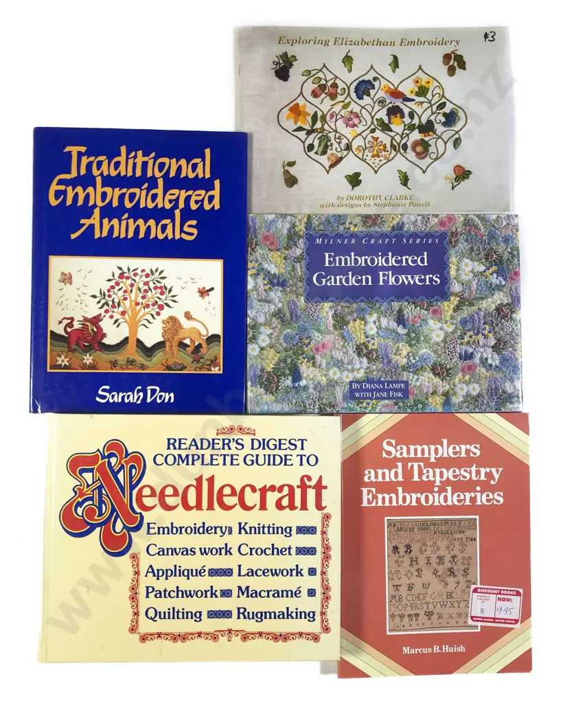 Five Volumes Needlework Assorted Image 1++