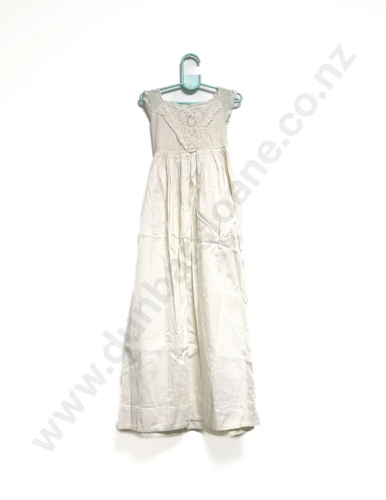 Edwardian Cotton and Lace Christening Gown Image 1++