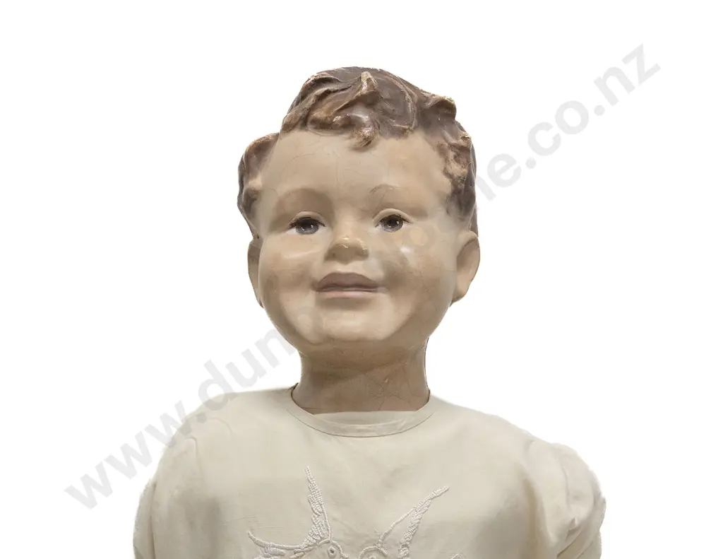 1930s Composition Child Shop Mannequin 86 cm Height (no arms) Image 1++