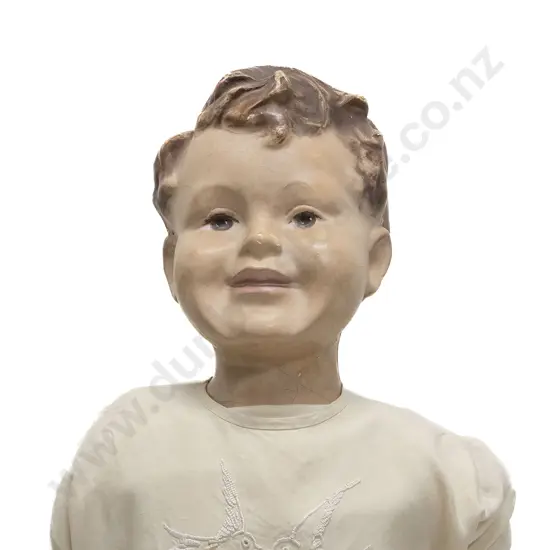 1930s Composition Child Shop Mannequin 86 cm Height (no arms)