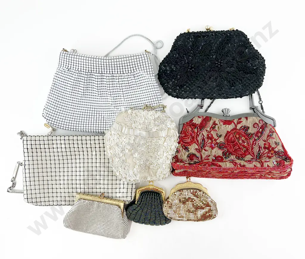 Collection of Eight Vintage Evening Purses Image 1++