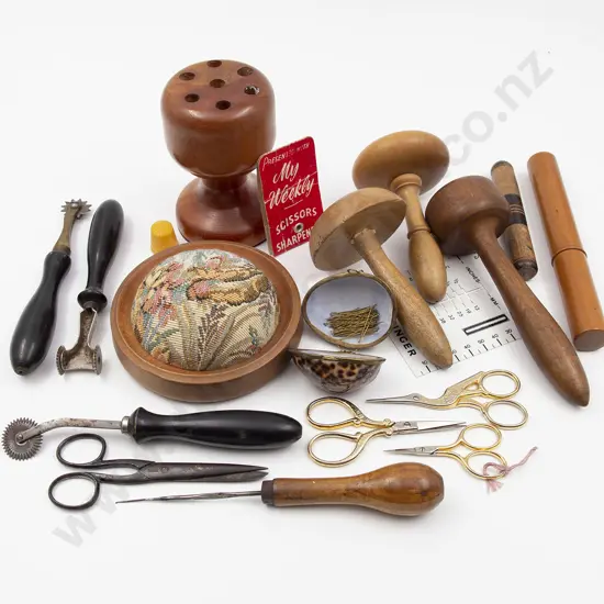 Collection of Darners & Various Sewing Tools