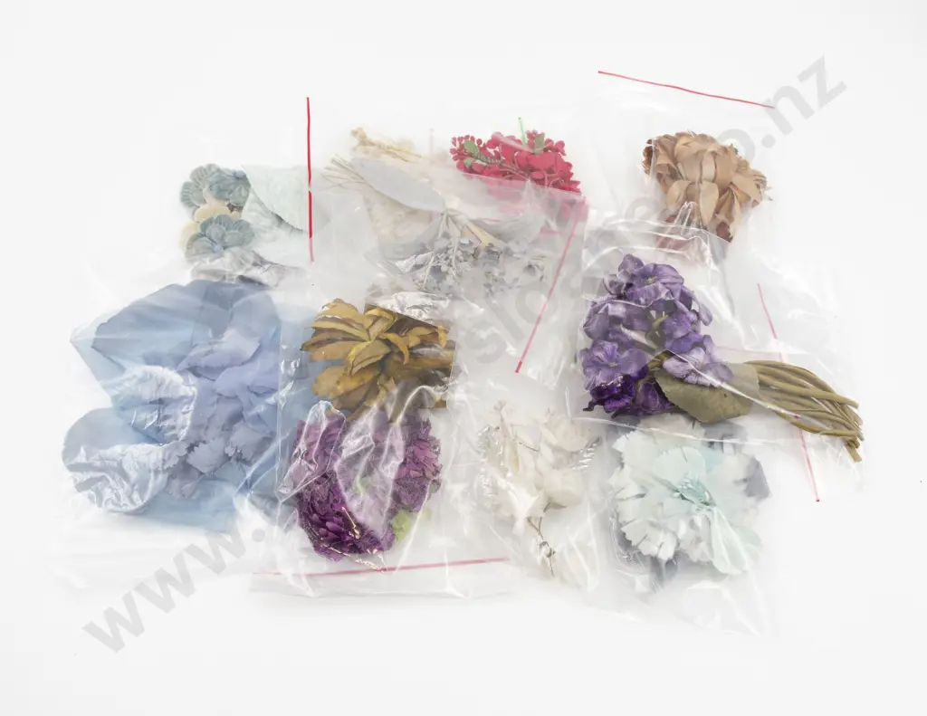Quantity of Millinery Flowers Image 1++