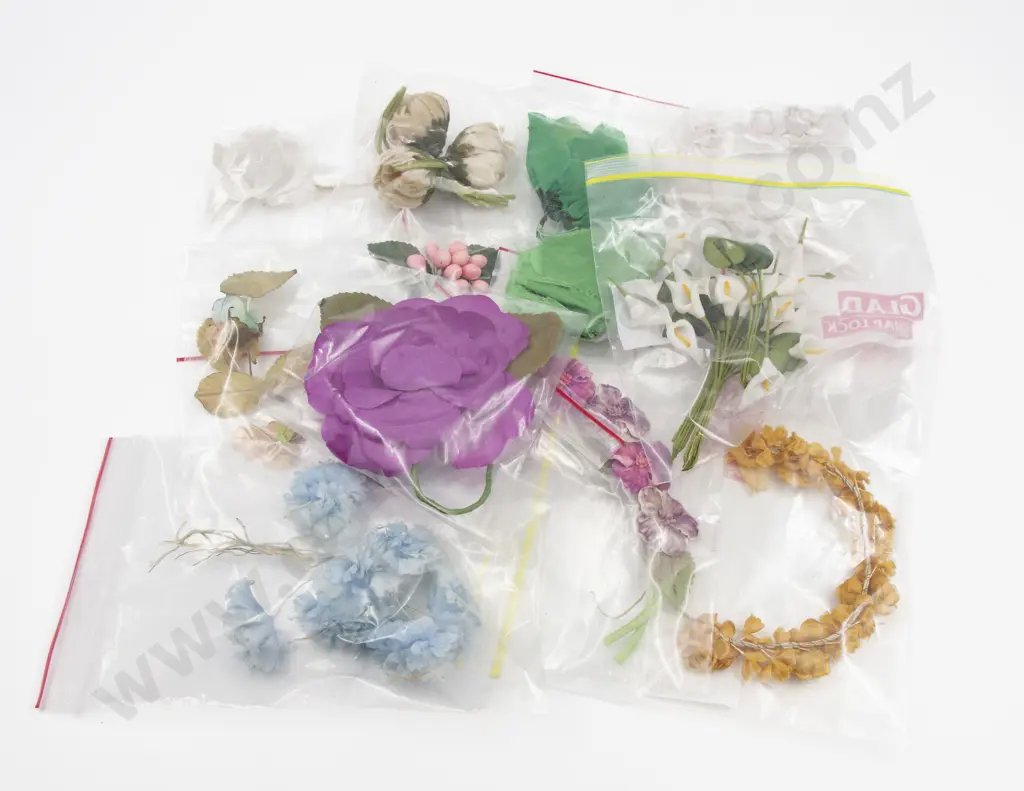 Quantity of Millinery Flowers Image 1++