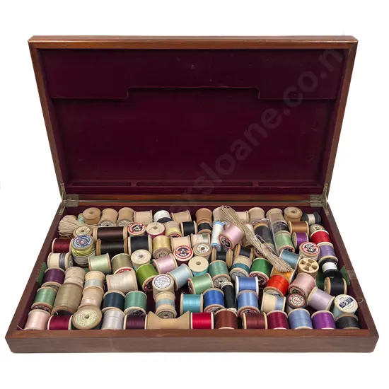 Quantity Used Sewing Cottons in Cutlery Box