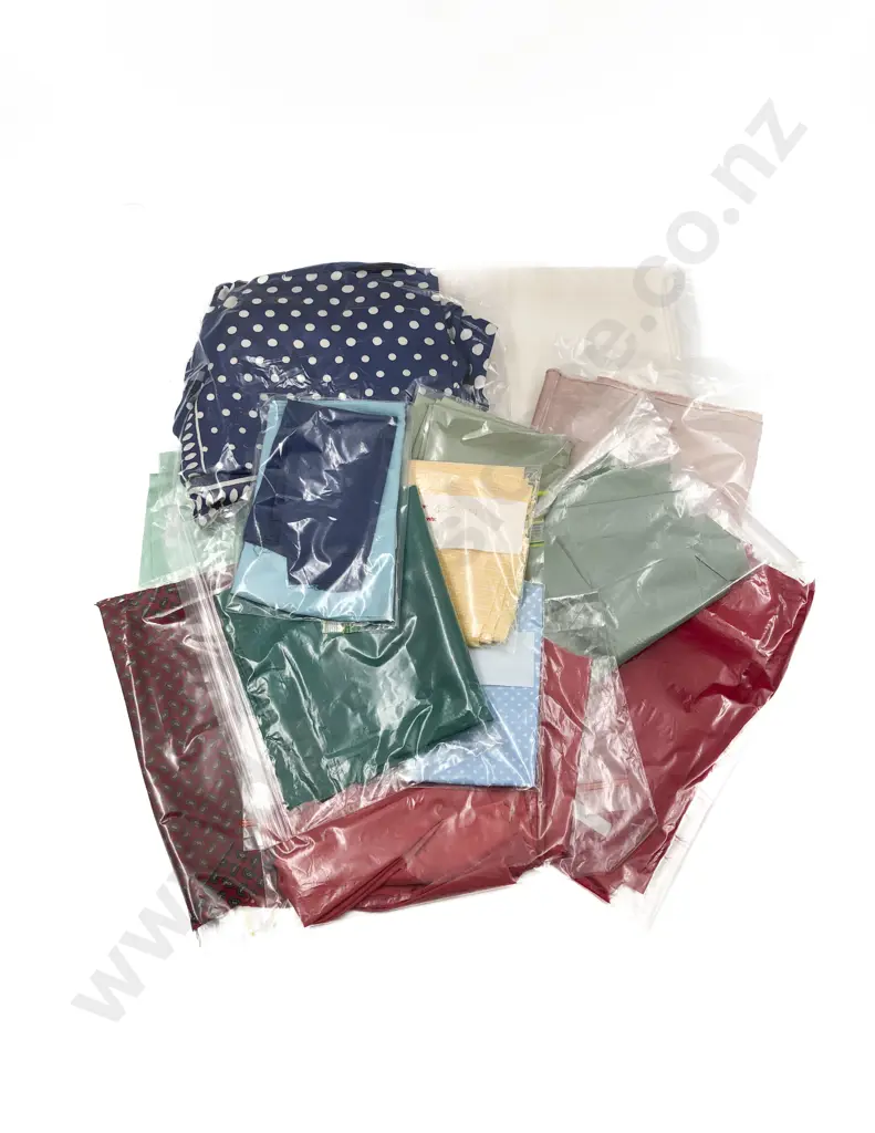 Collection of Material Pieces Cottons & Silks Image 1++