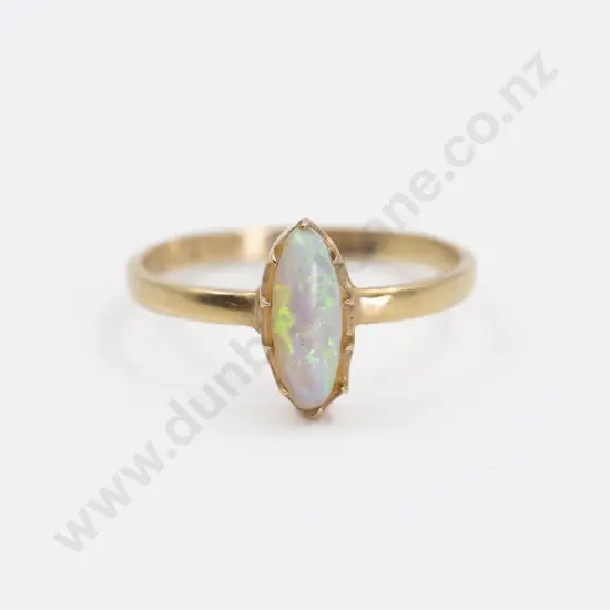 Victorian 18ct Single Opal Ring