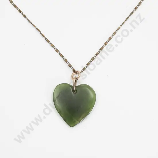 Greenstone Heart Pendant