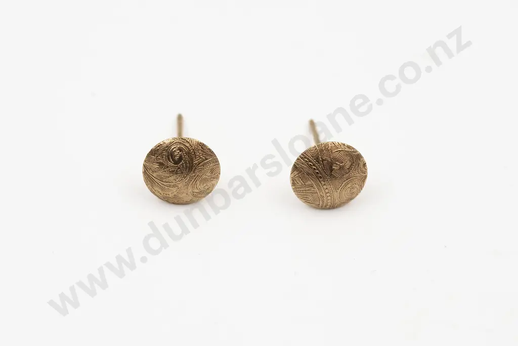 Pair 14ct Stud Earrings Image 1++