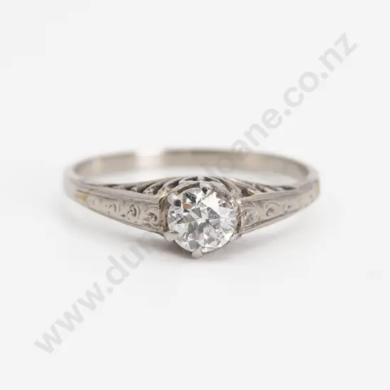 Early C20th Solitaire Diamond Ring
