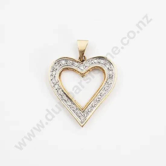 14ct Diamond Pendant