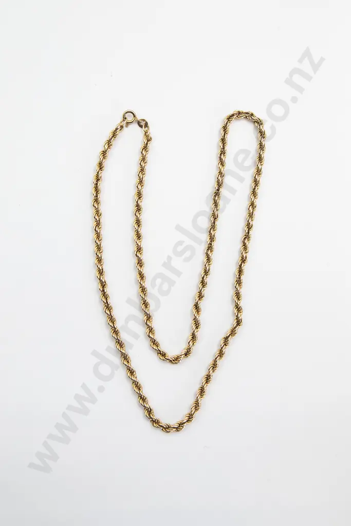 9ct Rope Twist Neck Chain Image 1++