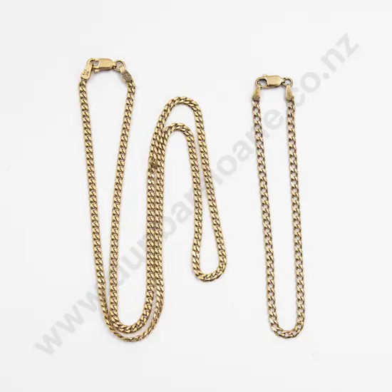 9ct Modern Curb Link Neck Chain