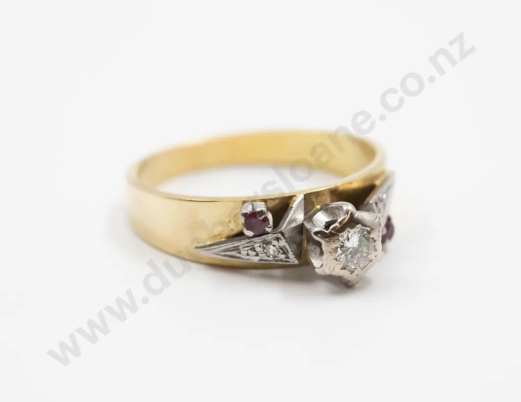 18ct Solitaire Diamond Ring Image 1++