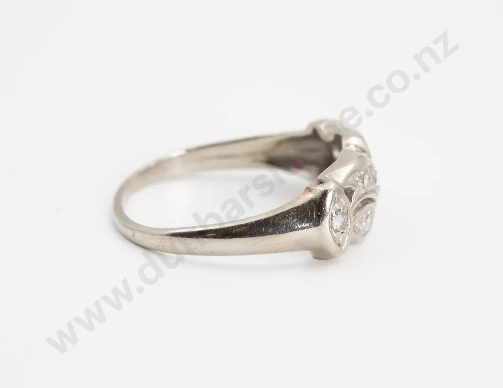 14ct Eight Stone Diamond Fancy Band Ring Image 1++