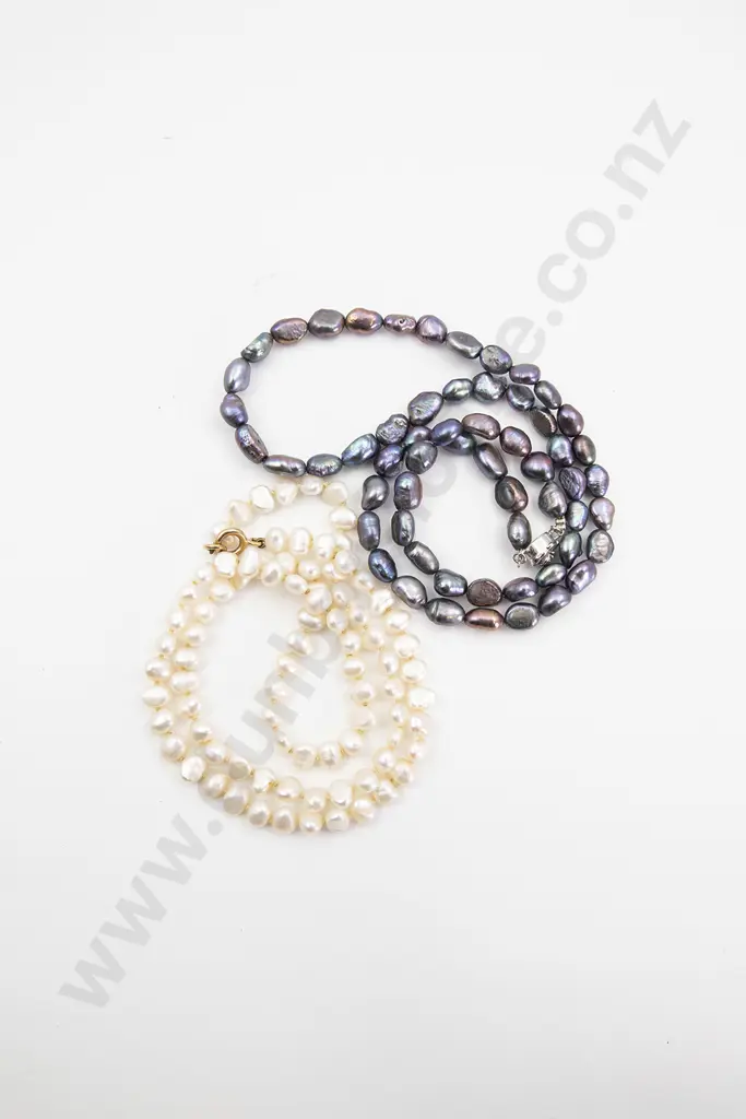 Two Freshwater Pearl Necklaces Image 1++