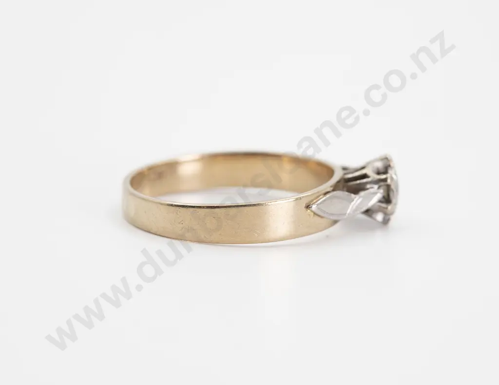 18ct Solitaire Diamond Ring Image 1++